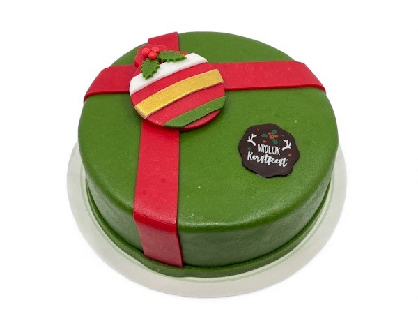 Kersttaart Groen Slagroom